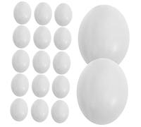 Yardwe Outil Délevage De Pigeons De Haute Qualité - 20 Œufs De Pigeon en Plastique Idéal pour La Gestion De La Production