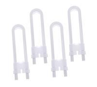 Yardwe Pack 4 verrou serrures de sécurité serrure de placard pêne dormant serrure d'armoire enfants sûr safety door lock serrure de placard bébé armoire serrure bébé blanche