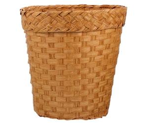 Yardwe Panier à Linge Grande Capacité Papier Tressé Corbeille sans Couvercle pour Bureau et Maison Rangement Pratique pour Déchets et Papiers Couleur Aléatoire