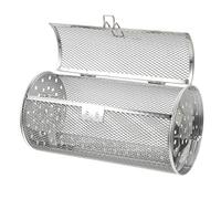 Yardwe Panier De Four À Tambour En Acier Inoxydable 25X14X14Cm Cage De Rôtissoire Rotative Accessoire De Cuisson Pour Barbecue Et Friteuse À Air