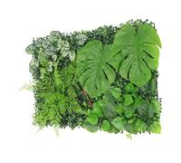 Yardwe Panneau De Mur De Plantes Artificielles Décor De Mur Herbe Synthétique Pour Événements Intérieurs Et Extérieurs Décoration De Mariage Boutique Bureau Et Restaurant