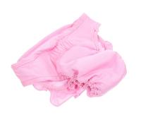 Yardwe Pantalon Physiologique pour Chien en Coton Rose, Culotte Hygiénique Facile à Utiliser, Protection Optimale pour Période de Chaleur ou Incontinence chez Le Chien