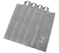 Yardwe Paquet à Chaussures de Voyage Imperméable Grand Format 4 Pièces, Pochette Rangement Portable Gris, Paquet Fourre-Tout pour Chaussures, Accessoires Organisateurs Pratiques pour Déplacement
