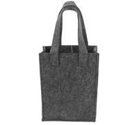 Yardwe Paquet à Vin Minimaliste pour 2 Bouteilles en Feutre et Rangement Pratique pour Diverses Occasions