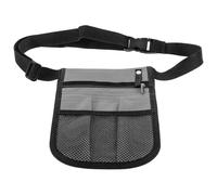 Yardwe Paquet Banane Médical Multifonction pour Infirmière, en Tissu Oxford Gris, Bandoulière Ajustable, Pochette Utilitaire pour Rangement D’outils de Soins, Usage Infirmier