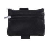 Yardwe Paquet Poignet en Cuir Noir, Pochette Compacte et Légère, Style Mode | Fermeture Éclair Fluide, Ouverture Facile, pour Sorties Nocturnes et Sport, Format Pratique, Noir