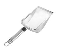 Yardwe Pelle à Litière à Fentes pour Chat Tamis Robuste Acier Inoxydable Maille avec Tamis Intégré pour Sable Terre Et Cailloux