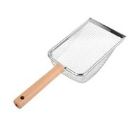 Yardwe Pelle à Litière en Acier Inoxydable Maille Fine 3,8x3,8 Mm, Robuste et Antiadhésive pour Nettoyer Les Débris et Déchets Les Habitats de Tortues, Lézards, Serpents et Petits