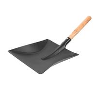 Yardwe Pelleteuse De Sable Pelle en Acier Robuste Petite Pelle Bêche De Jardin en Métal Pelle Bêche en Métal Pelle à Neige en Métal Pelle à Cendres Pelle en Métal Charbon Ménage en Bois