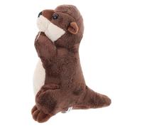 Yardwe Peluche Loutre de Mer Adorable Réaliste pour Anniversaire et Réconfortante et Texture Moelleuse