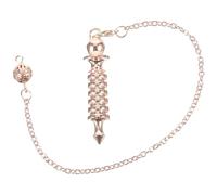 Yardwe Pendule Spirale Alliage Décor Suspendu Métal Ornement Pendentif Esprit pour Mur et Divination