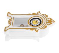 Yardwe Pendulum Clock pour Maison de Poupée Horloge de Table Miniature Décorative Accessoire Vintage pour Décoration Intérieure Modèle de Meuble