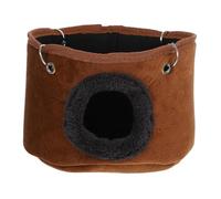 Yardwe Petit Lit pour Hamster Hamac Suspendu Lit Chaud Nid Tissu pour Petits Animaux de Compagnie Hamac pour Rat