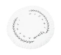 Yardwe Photo Plaid Décoratif Personnalisé pour Nouveaux Accessoire de Photographie de Maternage