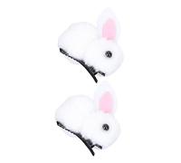 Yardwe Pince Cheveux Lapin Peluche Adorable Pour Garçon Fille Léger Confortable Accessoire Fête Pâques Garçons Filles