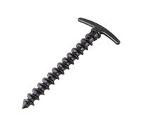 Yardwe Piquets De Tente De Camping en Nylon Et Plastique 10 Pièces Piquets À Visser Robustes pour Plage Prairie Faciles À Retirer