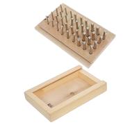 Yardwe Planche Bois Rééducation Doigts pour Motricité Fine Coordination Main-œil et Renforcement de la Dextérité Outil pour Entraînement et Réhabilitation des Mains