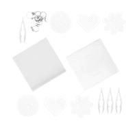 Yardwe Plaques À Picots Pour Perles À Repasser Kit De Perles À Repasser Plaques À Picots Transparentes Fournitures