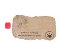 Yardwe Plaques Commémoratives Extérieures pour Pierres Tombales Décoratives Pierres Tombales pour Animaux De Compagnie Le Jardin Ornement De