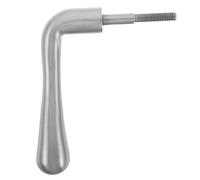Yardwe Poignée de Porte de Cheminée, Poignée à Ressort pour Poêle à Bois, Acier Inoxydable Argenté, Finition Antidérapante, Usage Décoratif pour Cheminée, Réunions de Fête