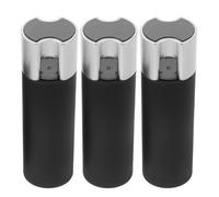 Yardwe Poignée Pendante Lestée pour Store Enrouleur, Noir, Lot de 3 | Diamètre 8mm, Finition Mate Givrée, Fer et Plastique, Stabilise les Chaînes et Limite L'emmêlement