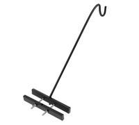 Yardwe Pôle à Oiseaux Rotatif Support Acier Solide Aux Intempéries pour Balustrade pour Mangeoires Fleurs et Wind Chimes