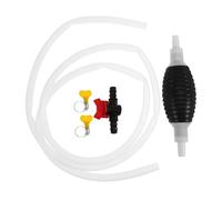 Yardwe Pompe Siphon Manuelle avec Valve pour Transfert Carburant et Eau Pompe Relevage Polyvalente pour Voiture et Aquarium sans Installation Complexe