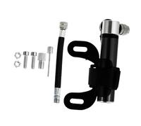 Yardwe Pompe Vélo Portable Mini Alliage Aluminium Haute Pression Accessoire Multifonction pour Pneus et Ballons Kit Compact pour Cyclistes et Sports Plein Air