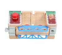 Yardwe Pont de Chemin de Fer Enfants Rail ascenseurs Petit traversée Accessoires ferroviaires éducatif pour Le Chemin de Fer pour la Voie ferrée pour Le Train Bois