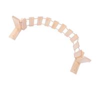 Yardwe Pont Mural en Bois pour Chat, Plateforme D’Escalade Interactive | Installation Murale Diy, Structure Robuste, Gain de Place, Surfaces Texturées et Lisses, pour Petits Espaces