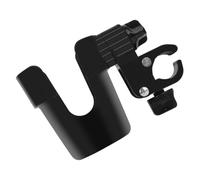 Yardwe Porte-bouteille Rotatif en Abs Noir pour Poussette et Caddie, Support Stable pour Biberon et Gobelet, Accessoire Pratique pour Sorties Bébé