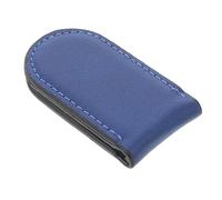 Yardwe Porte-Cartes en PU Fin Et Compact, Pince à Billets Portefeuille Unisexe, Cuir Synthétique Souple, Clip Portefeuille Pratique, Usage Quotidien Professionnel Et Voyage, Bleu Pls044-be