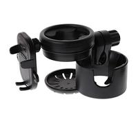 Yardwe Porte-gobelet Pour Poussette Avec Support De Téléphone Pour Bouteille Eau Ou Tasse Accessoires Pour Déplacements