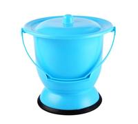 Yardwe Pot de Chambre Portable Plastique Épais avec Couvercle Résistant pour Adultes Garçon Fille et Femmes Enceintes Seau Urinal Pratique pour Maison et Camping