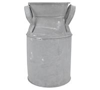 Yardwe Pot de Fleurs Vintage en Fer - Vase Rustique Shabby Chic - Pot à Lait Style Maison de Campagne - Vase décoratif avec poignée pour Bouquets de Fleurs