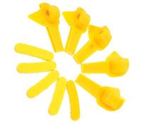 Yardwe Protections de Jante en Plastique pour Machine à Pneus 10 Pièces Épaissies Accessoires Compatibles Voitures et Motos Inserts de Protection pour Démonte-Pneus Équipement de