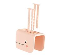 Yardwe Protège-robinet en Silicone Forme Baleine pour Bébé, Protection Sécurité, Couleur Abricot, Adapté Salle de Bain,