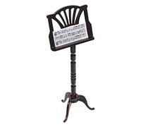 Yardwe Pupitre Musical Miniature Bois pour Garçon et Filles, Support Décor Maison Mini, Jouet Simulation Éveil Musical, Accessoire Jouet Éducatif, Modèle Décoratif Léger et Transportable