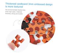 Yardwe Puzzle Circulaire pour Adultes Jigsaw de Basketball Jeu de Décompression et Décoration de Maison