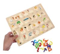 Yardwe Puzzle De De Alphabet Arabe pour Garçon Fille Éducatif Interactif pour Développer Compétences Cognitives Et Motrices pour Apprentissage à Et Voyage