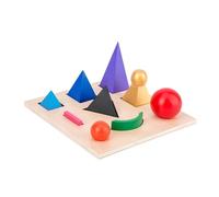 Yardwe Puzzle Stéréoscopique Montessori pour Garçon et Filles Enseignement Grammaire en Bois Jouet Éducatif Aide Pédagogique Apprentissage des Langues 1 Pièce