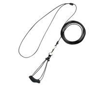 Yardwe Réglable avec Laisse pour Petits Animaux Optimal pour Hamster et Écureuil pour Extérieur et Intérieur Noir