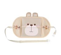 Yardwe Repose-pieds d'avion : Repose-jambes pour siège arrière de voiture - -pieds motif ours pour voyages en avion - Coussin - portable