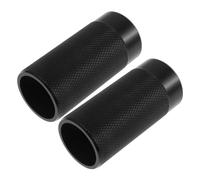 Yardwe Repose-Pieds de Vélo Arrière Pliables en Alliage D'aluminium Noir, Antidérapants et Robustes, 2 Pièces, Accessoires Compacts pour VTT, Vélos de Route et Trottinettes, Usage