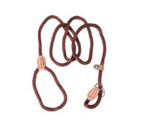 Yardwe Responsable de la Formation Laisse de Promenade pour Chien Mains Collier la Laisse du Chien coulissante de Dressage de de Dressage de glissé Coffee