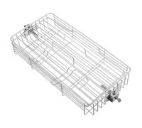 Yardwe Rôtir pour Barbecue Extérieur Panier à Poisson Et Ailes De Poulet Support Réglable Et Facile à Nettoyer Accessoire De Grillade