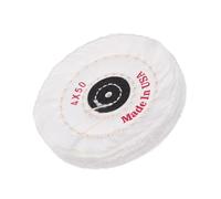Yardwe Roue de Polissage en Coton Blanc pour Bijoux, Touret et Mini | Texture Douce et Délicate, Installation Facile, pour Nettoyage et Finition de Montres, Accessoires