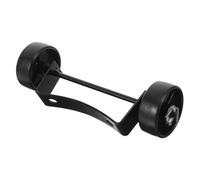 Yardwe Roue De Rechange pour Chauffage Extérieur à Gaz Parapluie 2 Pièces Universelles en Fer Et Plastique pour Terrasse Mobile, Remplacement Pratique Et Solide Vis De Fixation