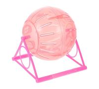 Yardwe Roue d'exercice Silencieuse pour Petits Animaux en Plastique Bleu, Design Unique et Délicat, pour Hamster et Autres Petits Animaux Couleur Aléatoire