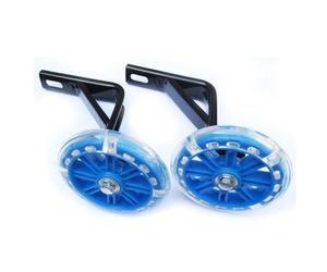 Yardwe Roues D'entraînement Universelles et Stabilisateurs Support de Sécurité en Plastique Bleu pour Vélo Garçon et Filles pour Sport Cycliste